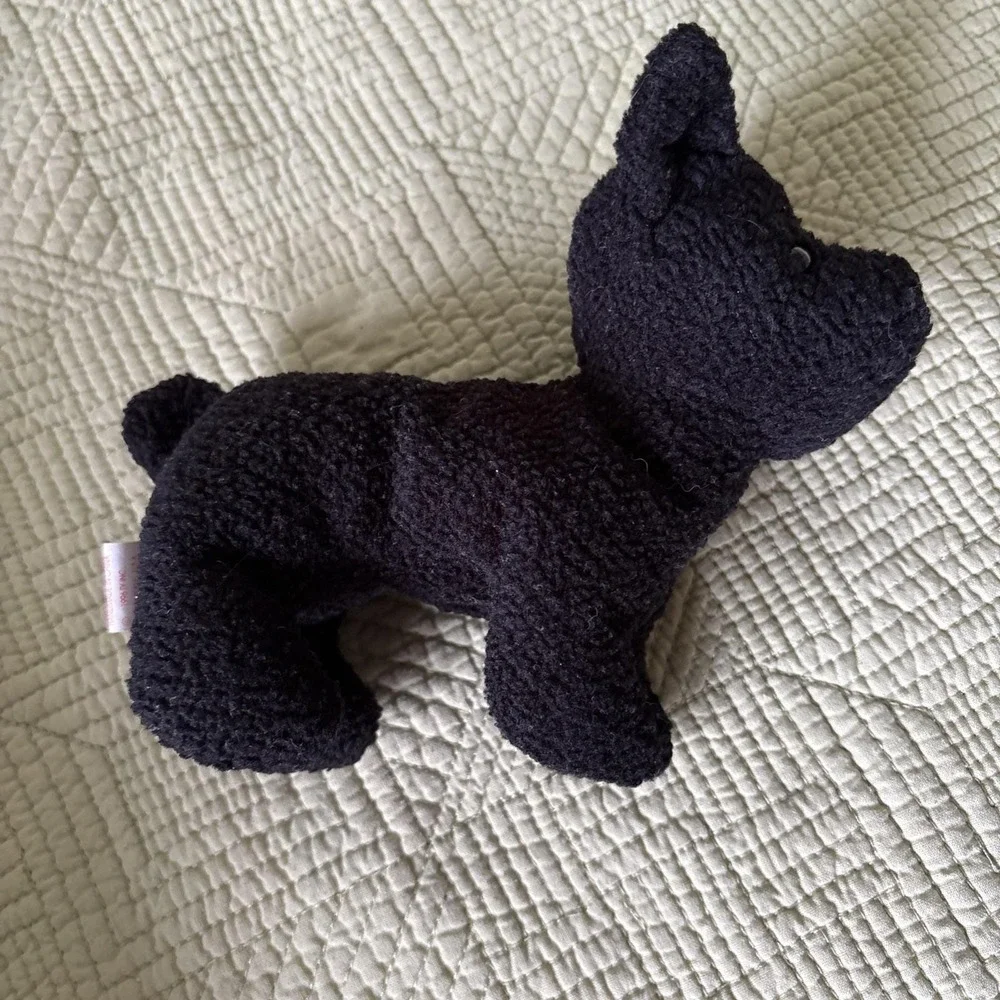 Vtg TY Beanie Baby Scottie The Terrier Black Dog 1996 PVC Pellets 4102 NWT